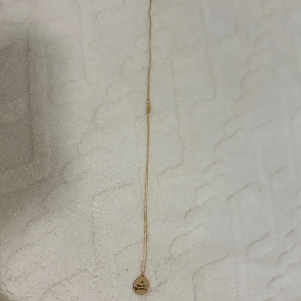 Vivienne Westwood Logo Pendant Necklace 18K gold-plated fall 25 (item #N10) - Picture 8 of 9